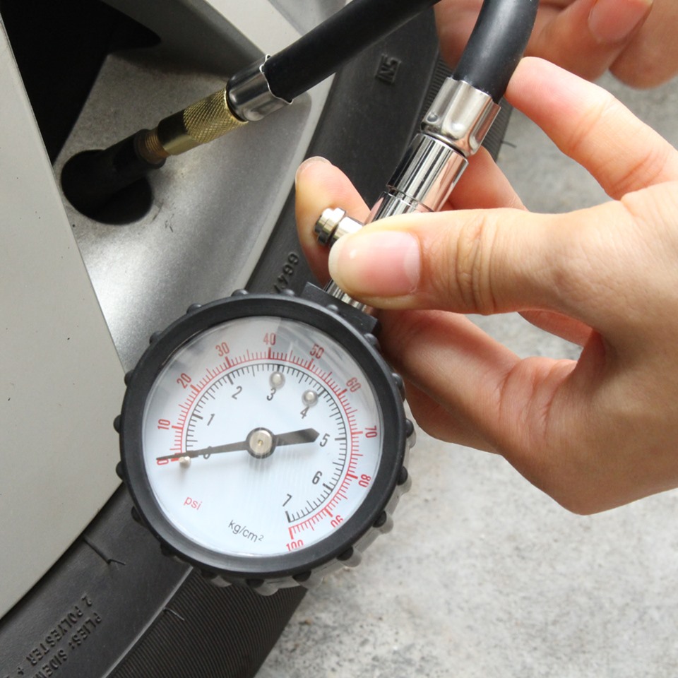 Check tire pressure on a monthly&nbsp;basis